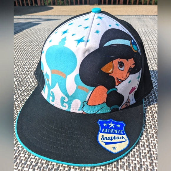 Disney Accessories - JASMINE Disney‎ Aladdin Snapback hat flatbill NWT